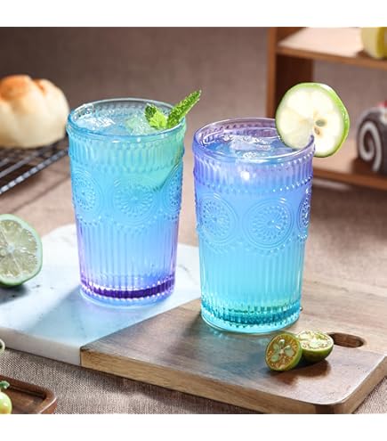 Amazon.com | Tableau Monte Beverage Glass Short Stem